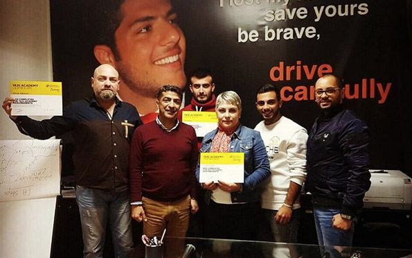 Three new Taxi drivers complete Kunhadi training and join Flugen Drivers