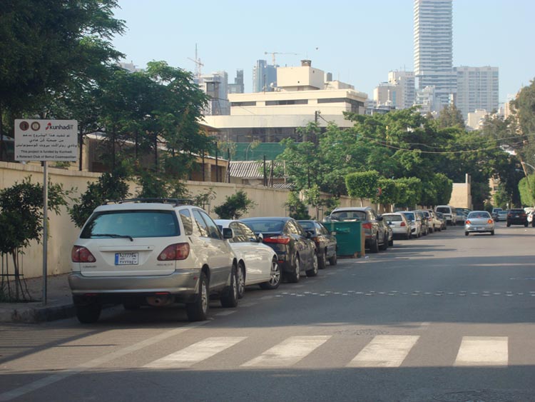 Installation of a safe crossing in Badaro sponsored by Rotaract Club of Beirut Cosmopolitan