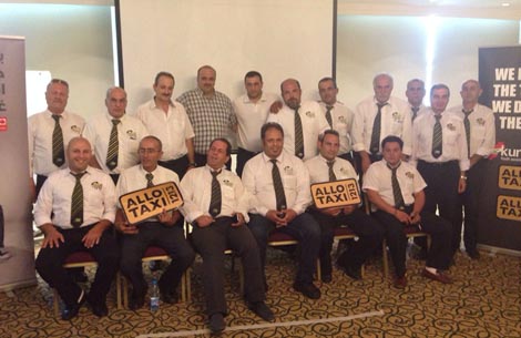 Allo Taxi drivers receive road safety training