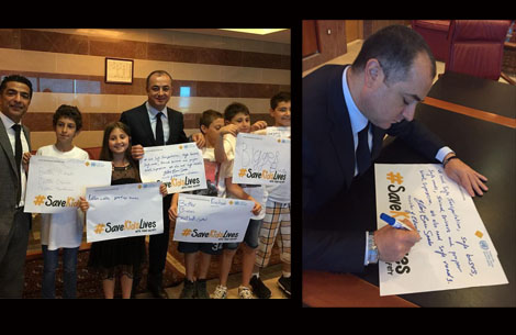 Minister of Education signs #SaveKidsLives Declaration