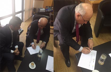 Minister of Social Affairs Signs #SaveKidsLives Declaration