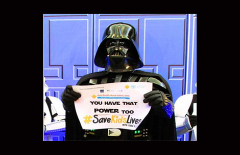 Star Wars fans support road safety advocacy